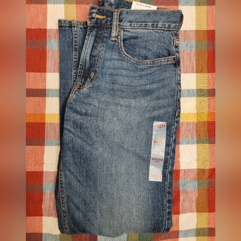 Old Navy Men's Loose Built-in Flex Jeans 30x32